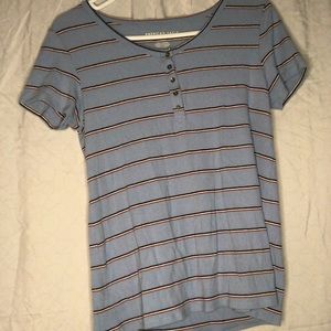 Light blue short sleeve shirt